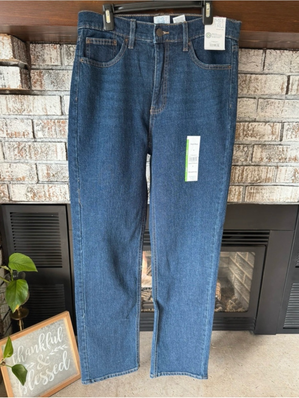 Women's Straight-Leg Jeans - Blue